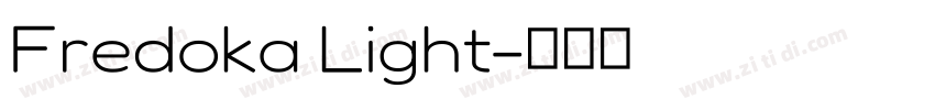 Fredoka Light字体转换